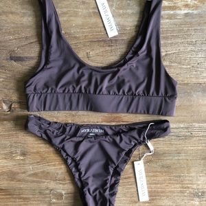 Myra Swim chocolate set size small